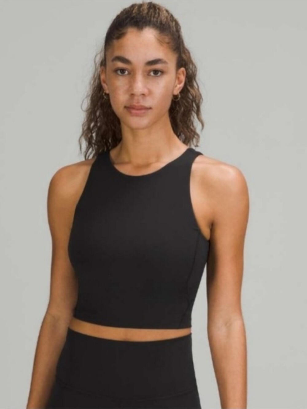 Lululemon Align High Neck Tank Top in Black Size 4